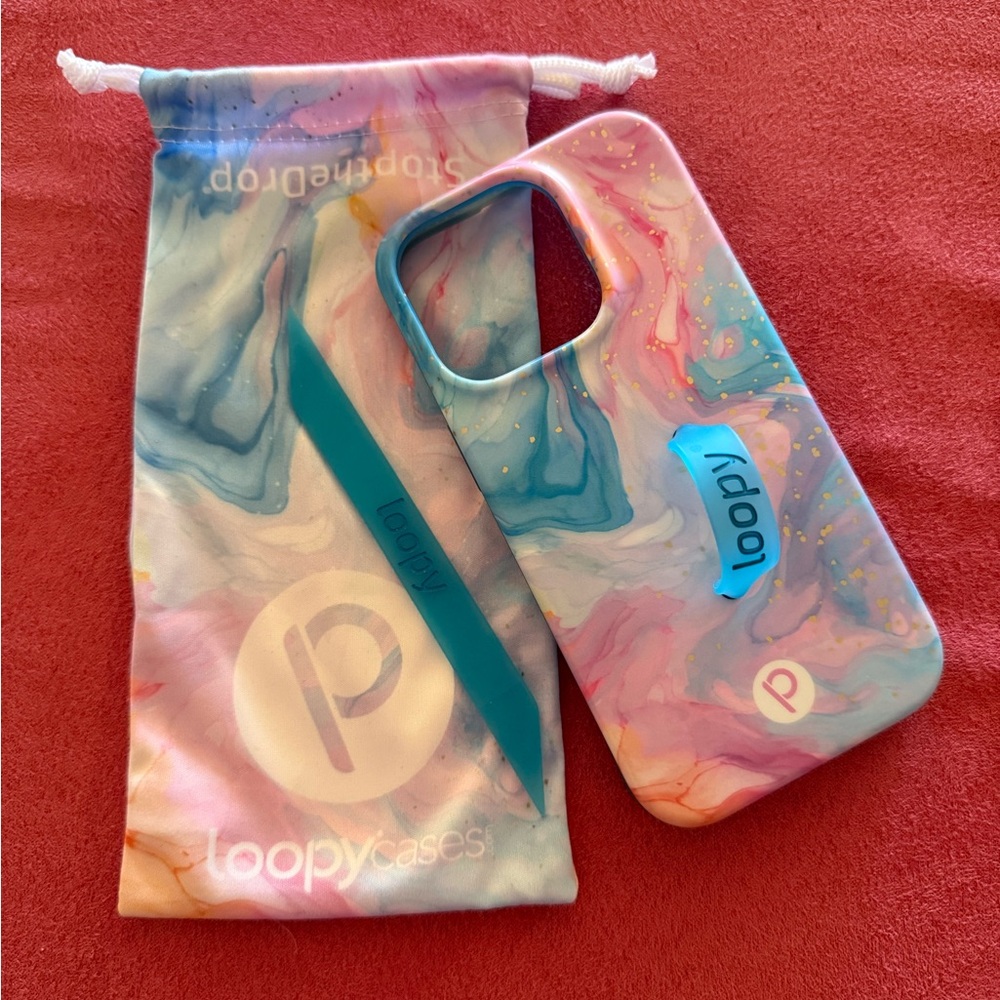 Loopy Cotton Candy Case with extra GLOW Super Loop